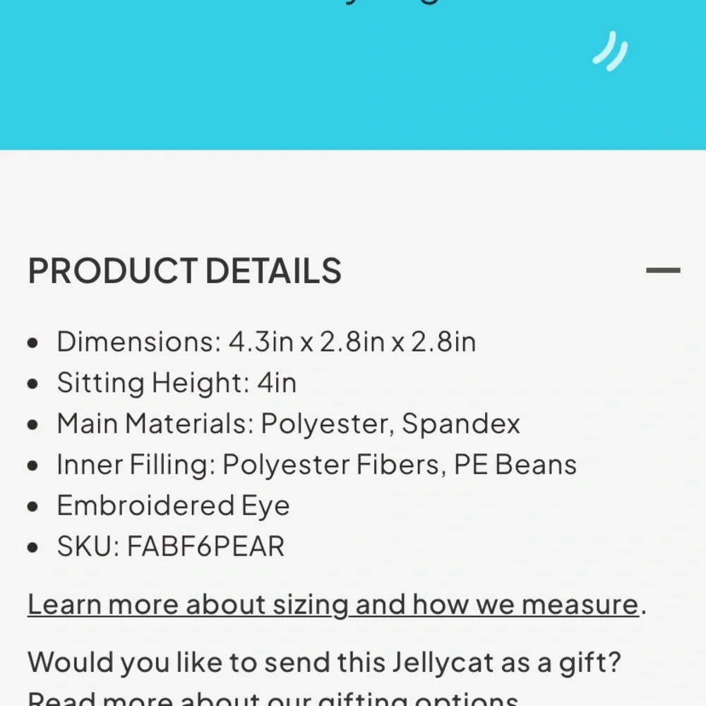 Jellycat fabulous fruit pear 🍐 - Picture 4 of 4